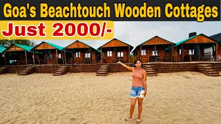 Most Budget BeachHuts in Goa  Saxony Beachtouch Cottages  Agonda Beach Resorts [upl. by Drhacir]