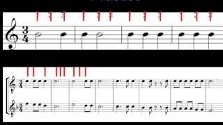 Rhythm Practice 34 Time Signature [upl. by Nehgem]