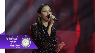 Aleksandra Prijovic  Splet pesama  live  Nikad nije kasno  EM 02  30092018 [upl. by Acinonrev835]