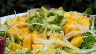 Receta casera de la Ensalada de Mango [upl. by Rammaj]