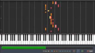 Crashed the Wedding  Busted  Synthesia Piano Tutorial 50 [upl. by Suciram]