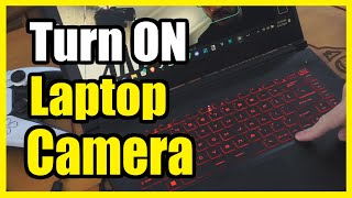 How to Turn ON CAMERA on Laptop PC on Windows 11 Not Working Camera [upl. by Atelra518]