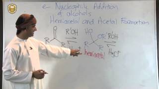 Nucleophilic Addition Reactions Hemiacetal and Acetal Formation [upl. by Barrus294]