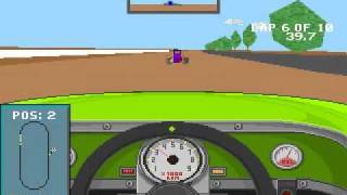 Mario Andrettis Racing Challenge DOS by Electronic Arts amp DSI [upl. by Rabiah]