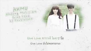 KARAOKETHAISUB AKMU  Give Love [upl. by Anuaek]