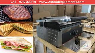 Commercial Sandwich Griller Price in Delhi  India amp Get Commercial Sandwich Maker Price [upl. by Ahsuoj]