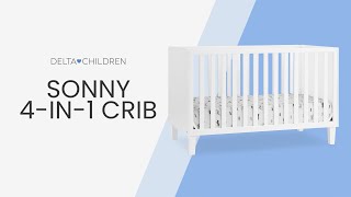 Sonny 4in1 Convertible Crib by Delta Children [upl. by Elyag925]