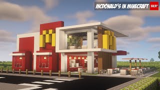 How to build McDonalds in Minecraft [upl. by Arianna]