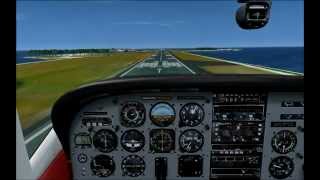 Cessna 206 Engine Failure and Emergency Landing  FS [upl. by Ycrad206]