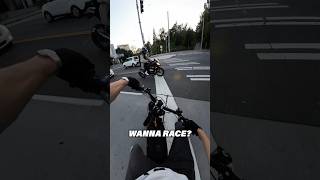 Ninja 250 vs 72v EBike 😳 surron ebike [upl. by Nnewg900]