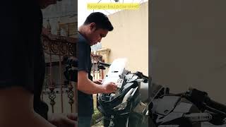 PASANG PLAT NOMOR ANTI TILANG amp BAUT ANTI JEBOL  TAMPAN amp AMAN  hondaadv160 hondaadv adv160 [upl. by Yennej929]