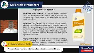 Role of surfactants in agrochemicals application  Nagarjuna Fast Spread [upl. by Anrahc373]