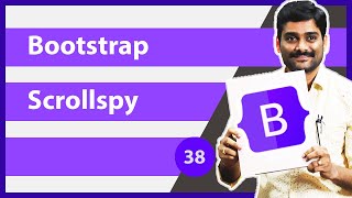 Bootstrap Scrollspy  Bootstrap 5 Tutorial 38 [upl. by Nymassej]