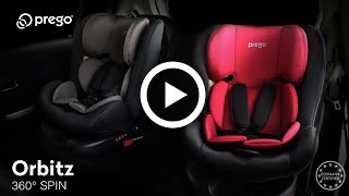 Prego Orbitz 360 ISOFIX Safety Car Seat 0  36kg [upl. by Verity]