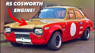 The RS Cosworth Engine is Fitted Ford Escort Mk1 Racecar [upl. by Mesics]