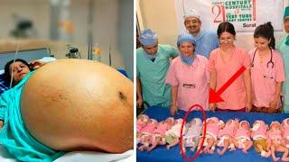 Mother Gives Birth to 10 Babies and Doctors Realize One of Them Isnt a Baby Biggest Shock [upl. by Laenaj705]