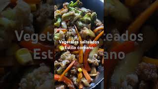 Vegetales salteados [upl. by Landon]