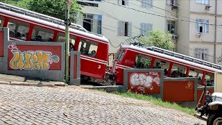 Trem do Corcovado Rack Railway in Rio de Janeiro [upl. by Atineg]