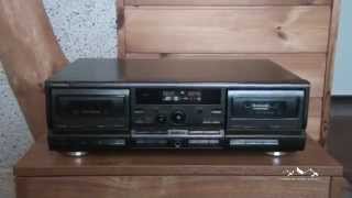 Technics RSTR575 Analog Double AutoReverse Cassette Deck [upl. by Radbun]