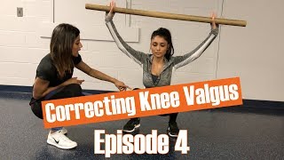 Correcting Knee Valgus Tracking With Squats  Episode 4 [upl. by Haim455]