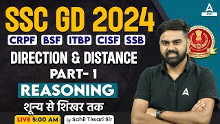 SSC GD 2024  SSC GD Reasoning Class By Sahil Tiwari  SSC GD Reasoning Direction amp Distance Part 1 [upl. by Eiramac805]