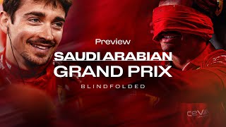 Carlos Sainz blindfolded Charles Leclerc directs  Saudi Arabian Grand Prix Preview [upl. by Barbara323]