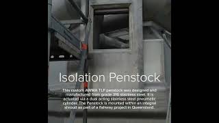 AWMA Isolation Penstock with Pneumatic Actuation [upl. by Kathie]