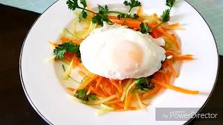 How to poach egg in boiling water perfectly  Easy way to make perfect poached egg in water [upl. by Sirama274]