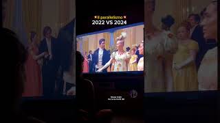 IL PARALLELISMO IN BRIDGERTON 2022 vs 2024 cinema cinematok bridgerton colinbridgerton netflix [upl. by Nilekcaj539]