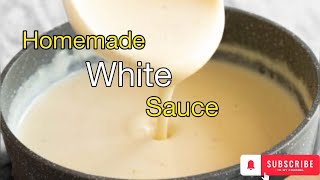 Quick amp Easy White Sauce Recipe  Basic White Sauce  white Sauce Recipe At Home🤤 whitesaucerecipe [upl. by Nnylatsirk]