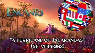 Encanto  What Else Can I Do quotA Hurricane of Jacarandasquot 56 Versions OneLine Multilanguage [upl. by Artep]