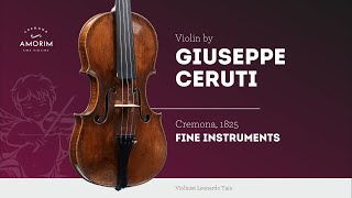 Violin by Giuseppe Ceruti Cremona 1825 [upl. by Emse42]