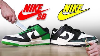 Are they really different Dunks vs SB Dunk [upl. by Ihcelek479]