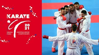 European Karate Championships  BRONZE MEDAL  Sunday morning  WORLD KARATE FEDERATION [upl. by Dweck]