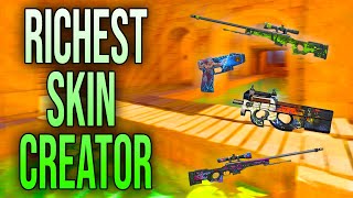 Most Successful CS2 Skin Creator 17 Skins Added [upl. by Kimberly242]