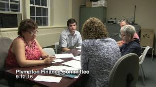 Plympton Finance Committee 91216 [upl. by Carrel350]