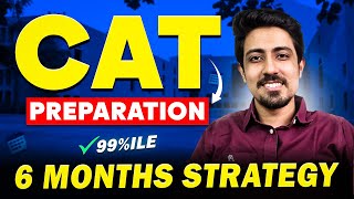 6 Months Preparation plan for CAT 2024  Syllabus and Month Wise Schedule [upl. by Nicram]