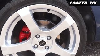 Lancer Fix 17  Red Calipers Polish Headlights 180kmh [upl. by Ahsenat]