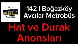 142  HAT VE DURAK ANONSLARI [upl. by Conley]