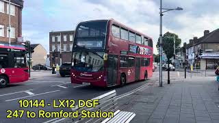 London Buses at Barkingside High Street [upl. by Clare385]