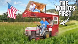 We Turned a Lawn Mower Into a Tiny Home [upl. by Nae110]