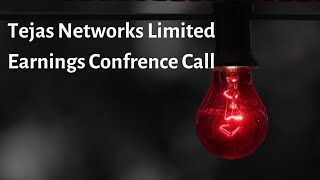 Tejas Networks Limited Earnings Concall for Q2FY22 [upl. by Buddie3]