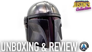 The Mandalorian Anovos Helmet Review  Life Size Prop Replica [upl. by Shivers643]