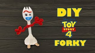 DIY FORKY  TOY STORY 4 [upl. by Tremml]