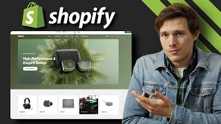 Shopify Store Design Tutorial 2024  Full Website Guide [upl. by Gusella545]