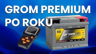 Grom Premium 60 Ah  test po roku użytkowania [upl. by Allemrac321]