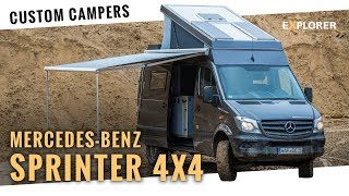 Mercedes Sprinter 4x4 Campervan mit Aufstelldach im Test [upl. by Adrianne663]