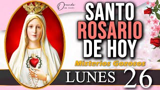 Santo Rosario Corto de Hoy Lunes 26 de Agosto 💜 Misterios Gozosos 🌙 orandoconjesus [upl. by Neddie868]