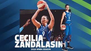 Cecilia Zandalasini  2018 WNBA Regular Season Highlights [upl. by Nats648]