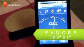 Como afinar tu guitarra y otros instrumentos con tu celular [upl. by Ellehciram]